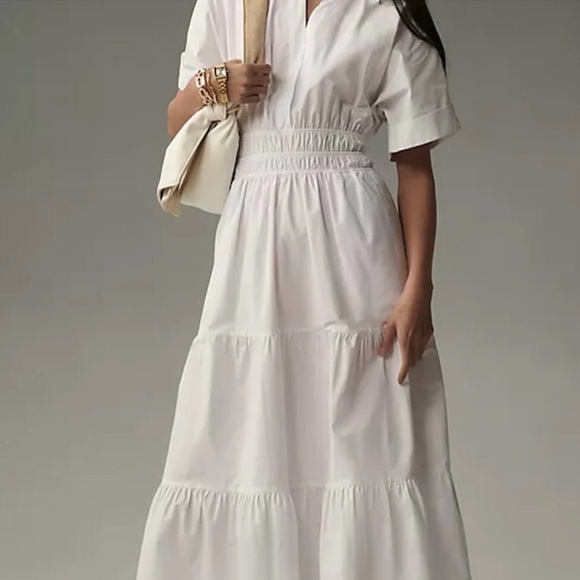 Anthropologie Sumerset Maxi Shirt Dress Edition in white, size large - Picture 8 of 9